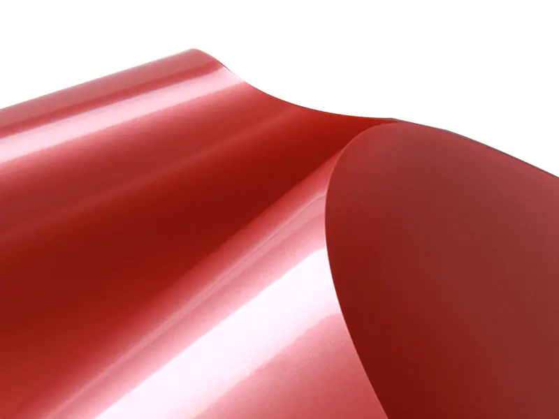 Rød PVC stretch takfilm-12