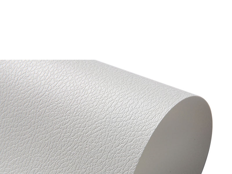 3D hvit tredimensjonal ensfarget PVC-takfilm-23