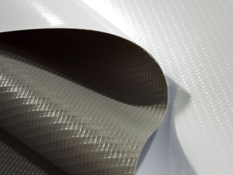 440gsm PVC Greyback Surface White fleksibelt banner