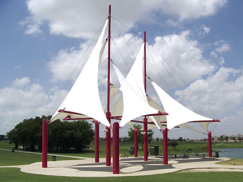 1300GSM 1500D30X32 høystyrke membranstruktur PVC-belagt polyesterstoff